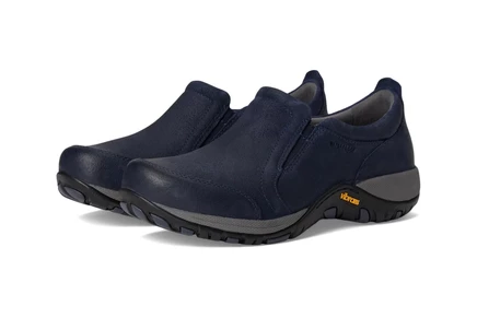 Женские кроссовки Dansko Pippy в водоотталкивающей замше, тёмно-синие