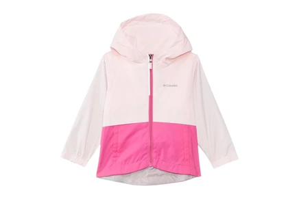 Детская куртка Columbia Kids Rain-Zilla II, светло-розовая