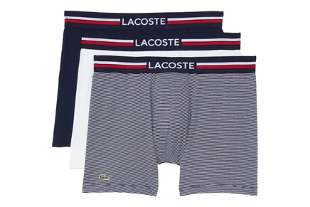 Боксеры Lacoste Boxer Briefs 3-Pack French Flag Iconic Lifestyle