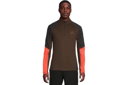 Мужская рубашка Bogner Fire Ice Berkan espresso melange