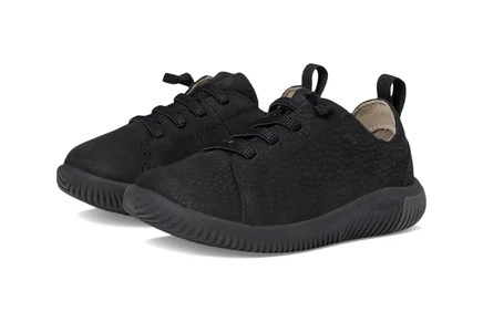 KEEN Kids KNX Lace Up Lightweight Barefoot Feel Sneakers (Toddler/Little Kid) triple black