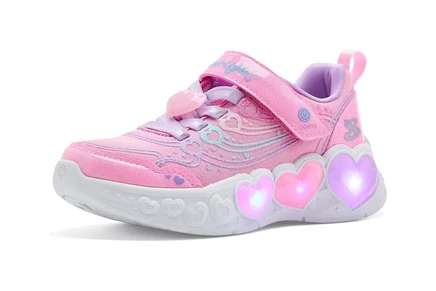 Детские кроссовки Skechers Enchanted Heart Lights, розовые