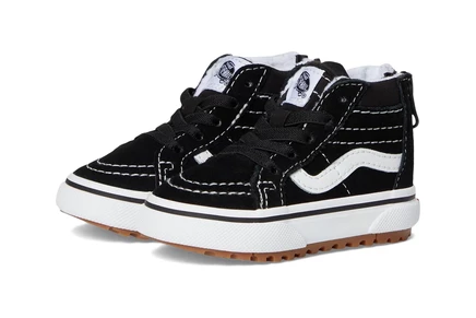 Кеды для малышей Vans Sk8‑Hi MTE Zip, черно‑белые
