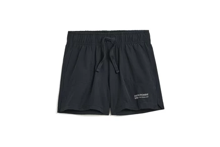 Детские шорты Abercrombie Kids motionTEK, черные