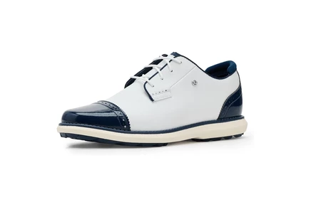 Женские кроссовки FootJoy Traditions без шипов, бело-синие
