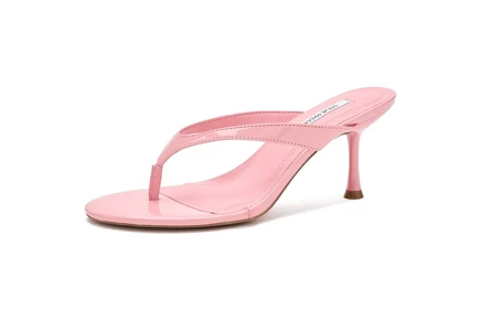 Женские босоножки steve madden faroh на шпильке, розовый лак