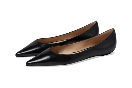 Женские балетки Stuart Weitzman Emilia Flat, черные