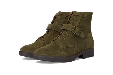 dark olive suede
