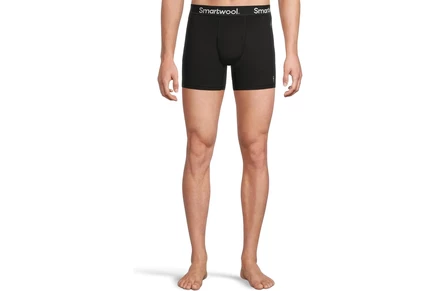 Мужские трусы-боксеры Smartwool Boxer Brief, черные