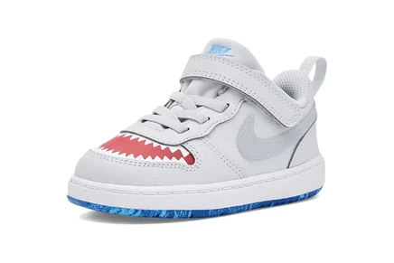 Кроссовки Nike Court Borough Low для малышей, белые/синие