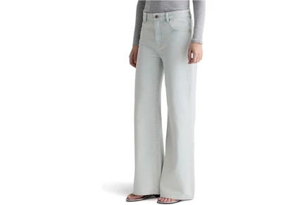 Джинсы AG Jeans Saige Mid-Rise Wide Leg in Luminance