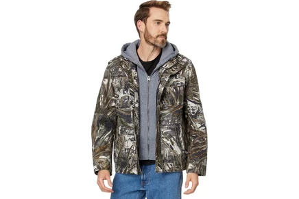 Куртка Levis Two-Pocket Hoodie with Zip Out Jersey Bib/Hood and Sherpa Lining