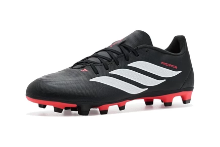 Мужские бутсы Adidas Predator Club FG/MG, черно-бело-красные