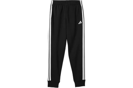 Брюки adidas Kids 3-Stripe Heather Fleece Joggers (Big Kid)