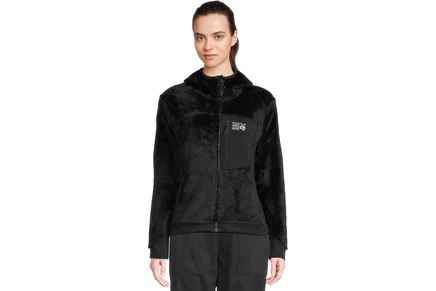 Женская куртка Mountain Hardwear Polartec High Loft с капюшоном, черная