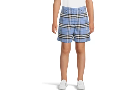 Шорты Burberry Kids Oscar Check Shorts (big Kid)