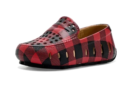 Детские лоферы Floafers Kids Prodigy, красная клетка