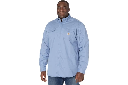 Мужская рубашка Carhartt Big & Tall Flame-Resistant Classic Twill Shirt