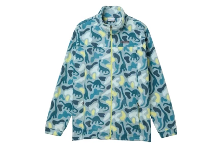 Columbia Kids Zing III Fleece (Little Kids/Big Kids) crushed blue dinoflauge