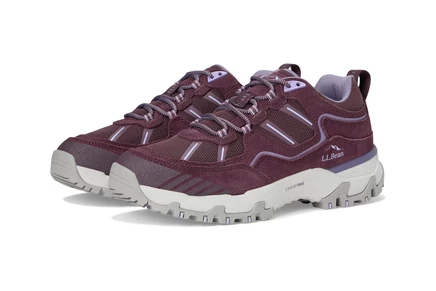 Женские кроссовки L.L.Bean Trail Model X Low Ventilated Hiker dark mauve