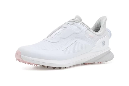Женские гольф-туфли FootJoy Pro/SL BOA, бело-розовые