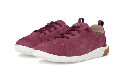 KEEN Kids KNX Lace Up Lightweight Barefoot Feel Sneakers (Little Kid/Big Kid) fig/star white