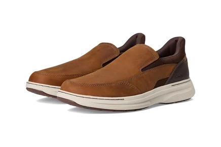 Мужские кожаные оксфорды Clarks Craftwell Step, коричневые