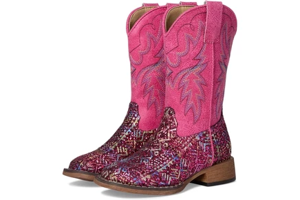 Ботинки Roper Kids Glitter Aztec II (Toddler/Little Kid)