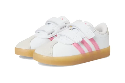 adidas Kids VL Court 3.0 white/bliss pink/alumina