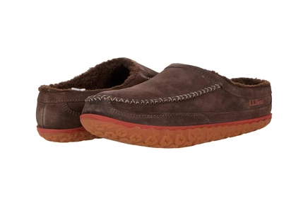 Мужские тапочки L.L.Bean Mountain Slipper Scuff, коричневые
