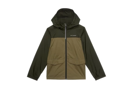Columbia Kids Rain-Zilla II Jacket (Little Kid/Big Kid) greenscape/stone green