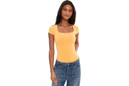 Женская футболка Free People Clean Lines Sunfade Baby Tee