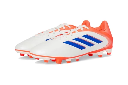 Унисекс футбольные бутсы Adidas Copa Club Pure 3 для твердого покрытия, бело-голубые/коралловые