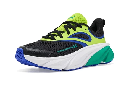 Детские кроссовки Under Armour Rogue 6, черно-зеленые