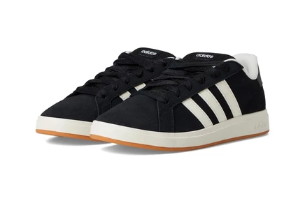 Детские кроссовки adidas Kids Grand Court 00s, черно‑белые