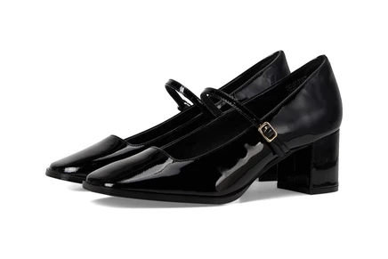 Женские туфли Madewell Greta 60 мм лаковые, черные