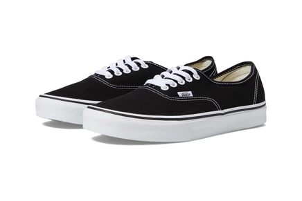 Унисекс кеды Vans Authentic Wide, черно-белые
