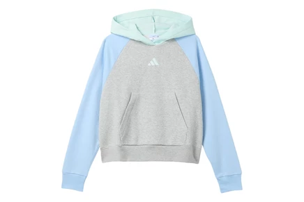 Женский свитшот adidas Kids Colorblock Fleece Hooded Pullover (Big Kid)