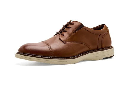Мужские оксфорды Nunn Bush Griff Cap Toe, коньячные