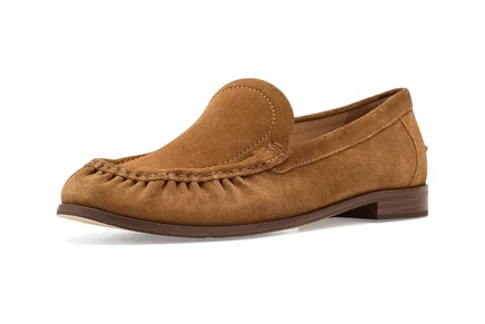 Женские лоферы Cole Haan Dreya, замша табачного цвета