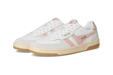 Женские кроссовки Gola Hawk white/pearl pink/gold