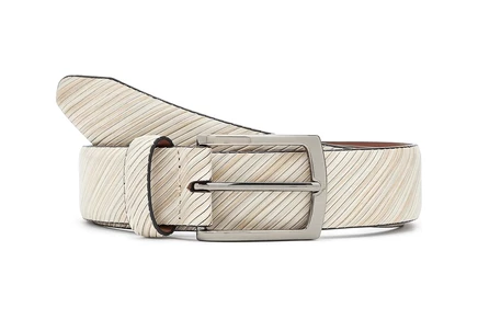 Ремень Johnston & Murphy Diagonal Etched Belt