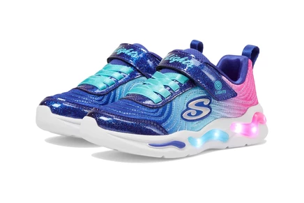Детские кроссовки Skechers Kids Wavy Beams, темно-синий/мульти