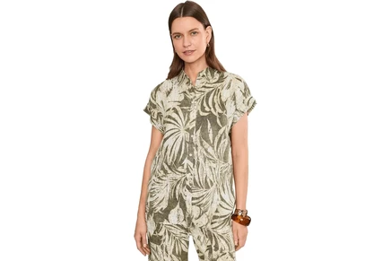 Женская футболка Lauren Ralph Lauren Relaxed Fit Print Short Sleeve Shirt