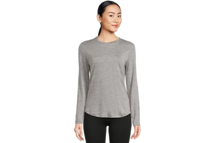 Женский лонгслив Icebreaker Merino 125, metro heather