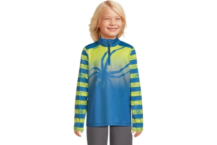 Детский пуловер Spyder Kids Challenge 1/2 Zip, лайм