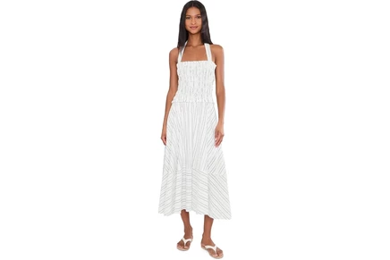 Платье Adrianna Papell Smocked Midi Dress