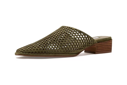 Женские мюли Steve Madden Dessa, оливковый замш