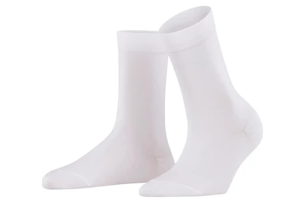 Falke Cotton Touch Crew Cut white