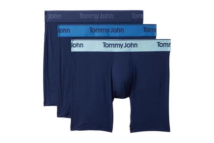 Мужские боксеры Tommy John Second Skin Modal, 3 шт., синие
